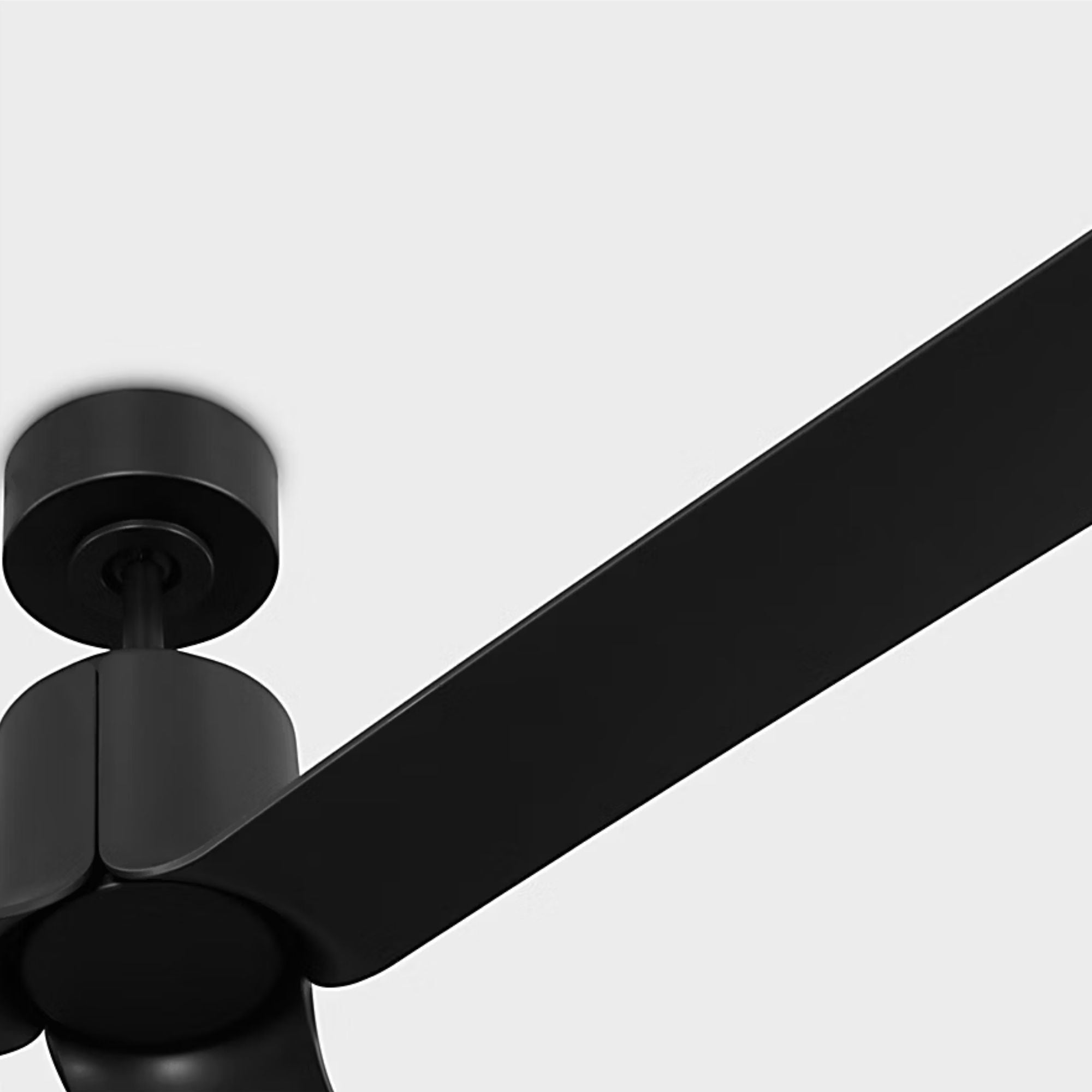 Peel Smart 66" Midnight Black LED Ceiling Fan with Remote