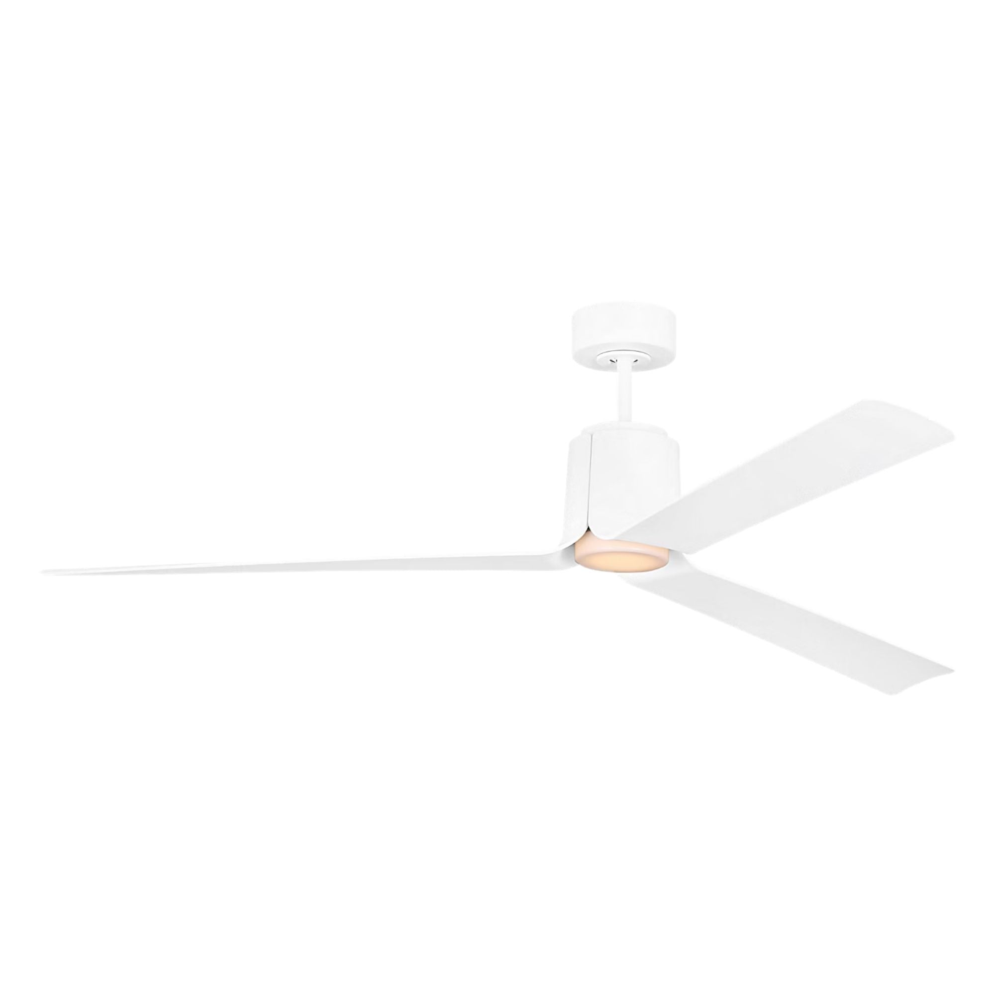 Peel Smart 66" Matte White LED Ceiling Fan with Remote