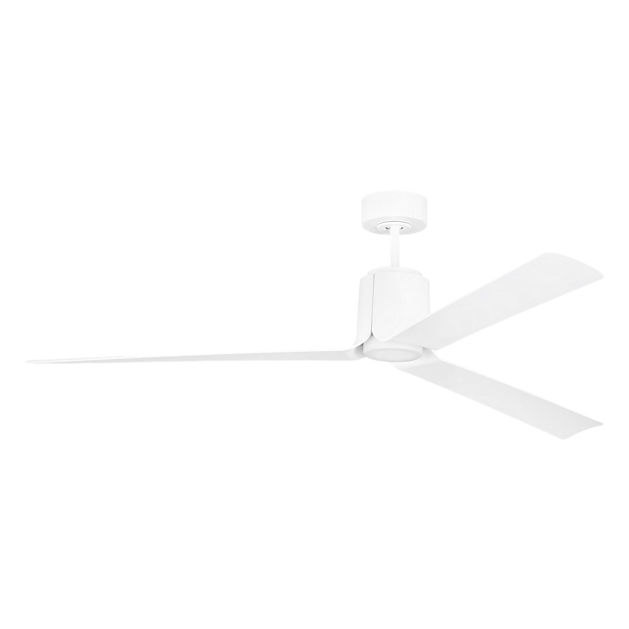 Peel Smart 66" Matte White LED Ceiling Fan with Remote