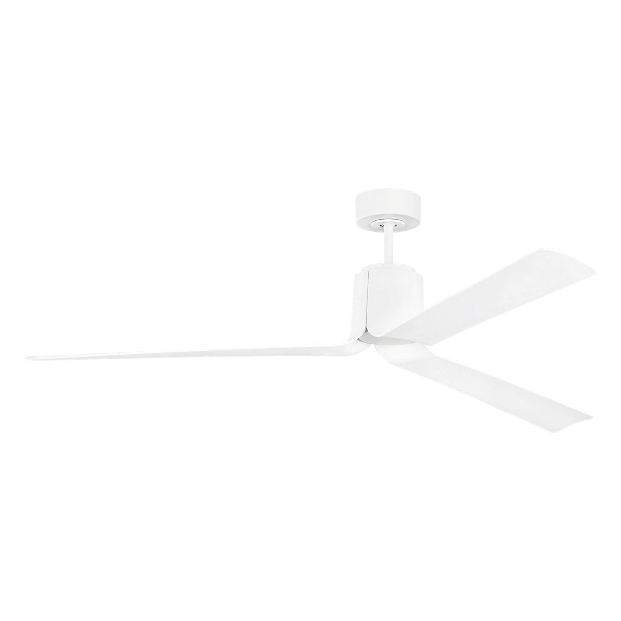 Peel Smart 66" Matte White LED Ceiling Fan with Remote