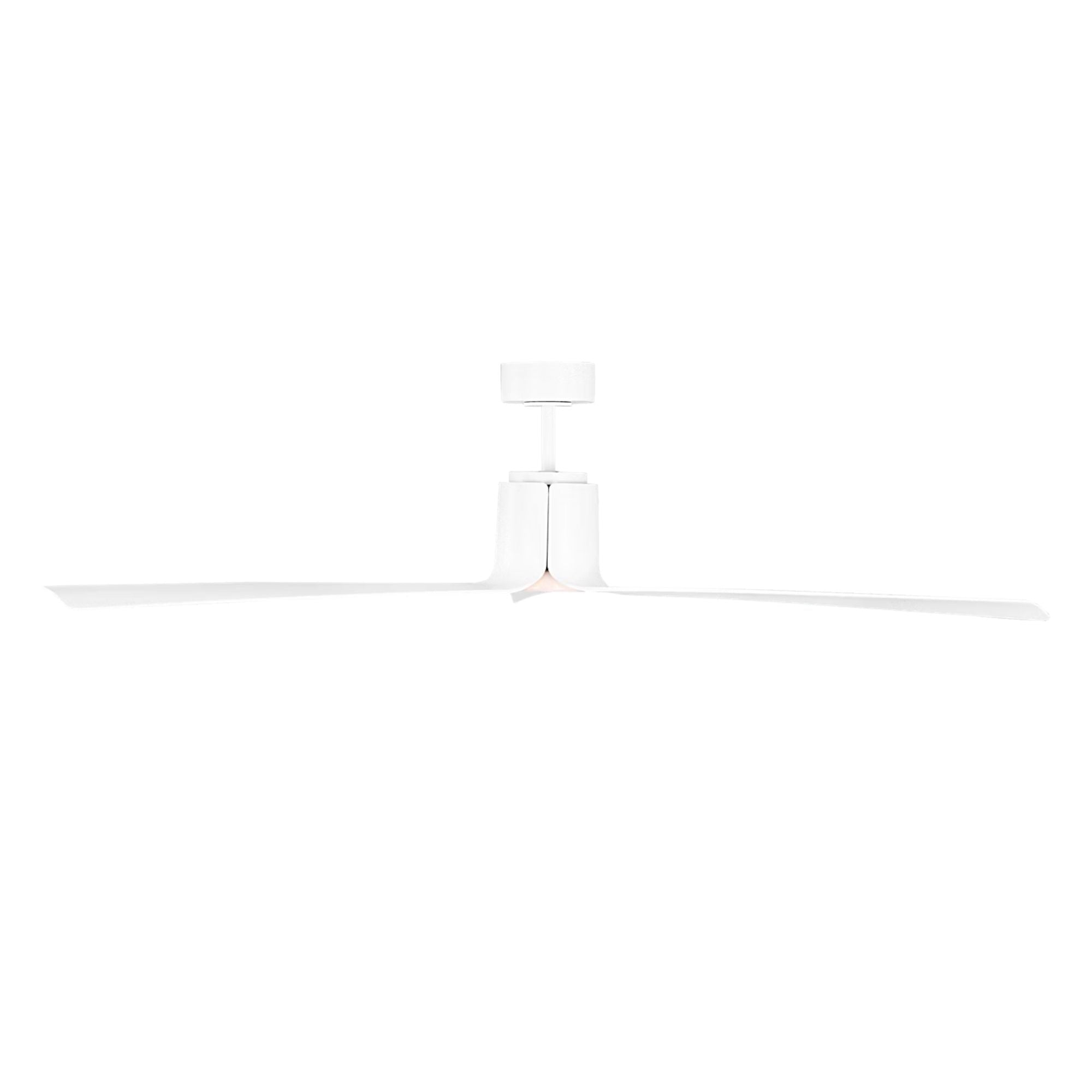 Peel Smart 66" Matte White LED Ceiling Fan with Remote