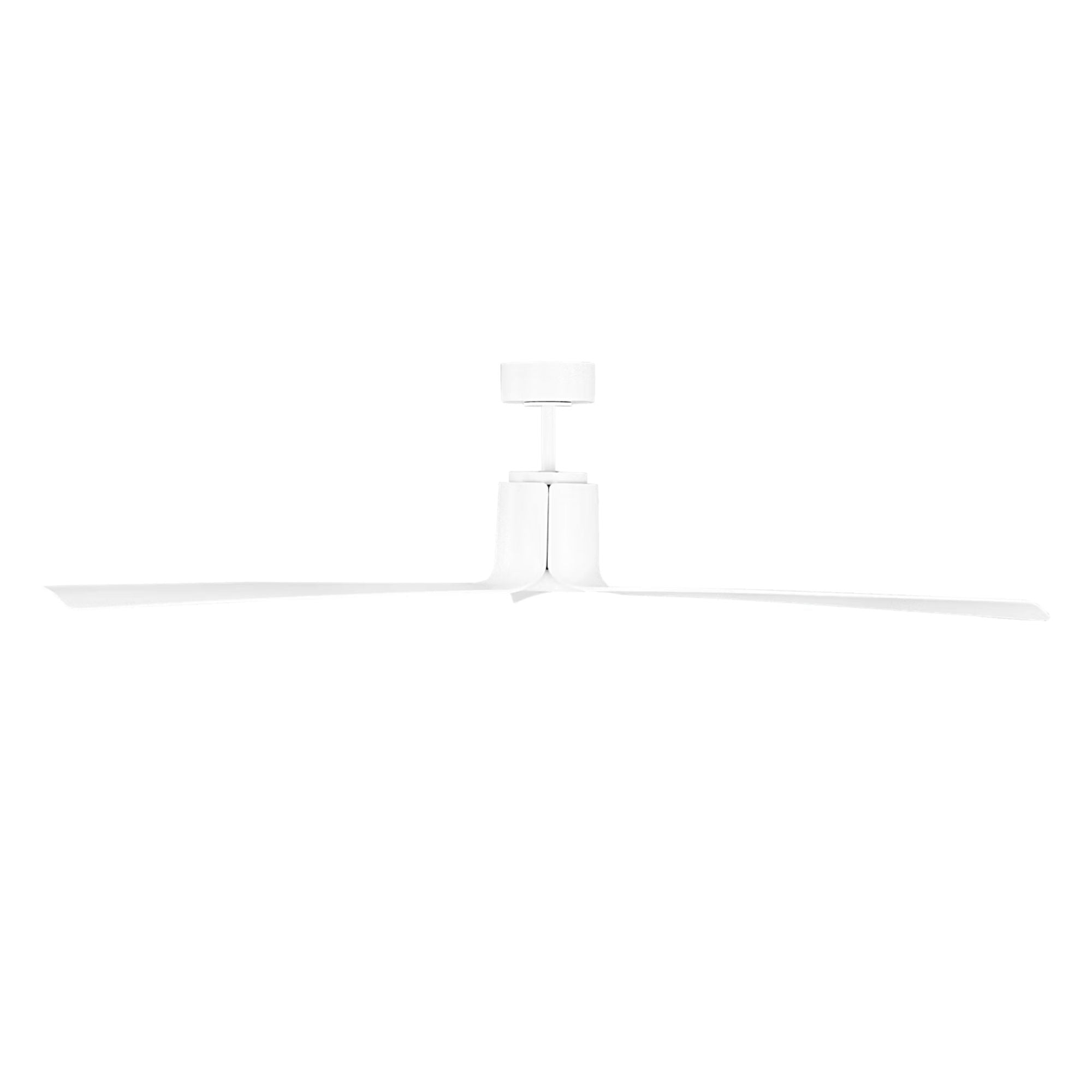 Peel Smart 66" Matte White LED Ceiling Fan with Remote