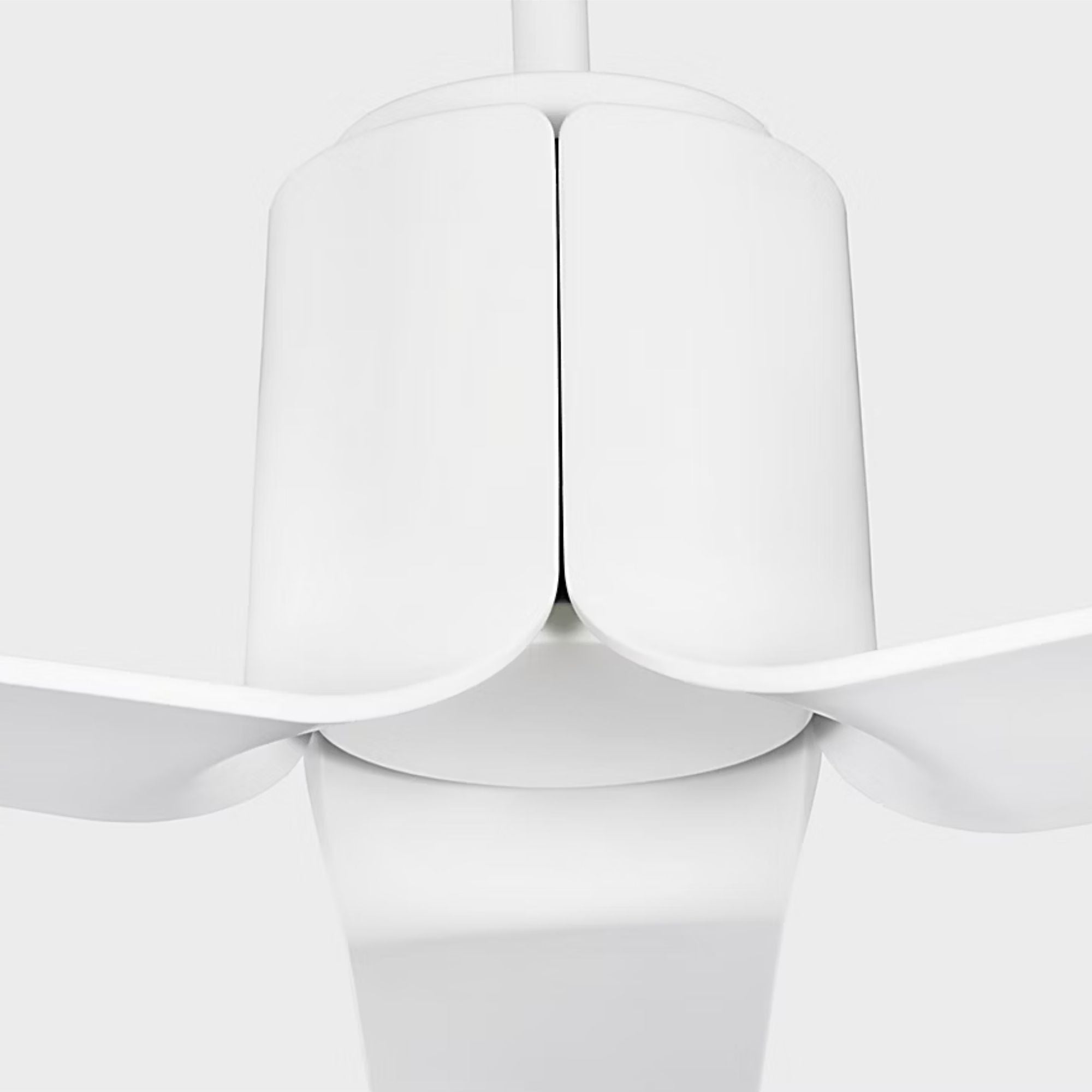 Peel Smart 66" Matte White LED Ceiling Fan with Remote