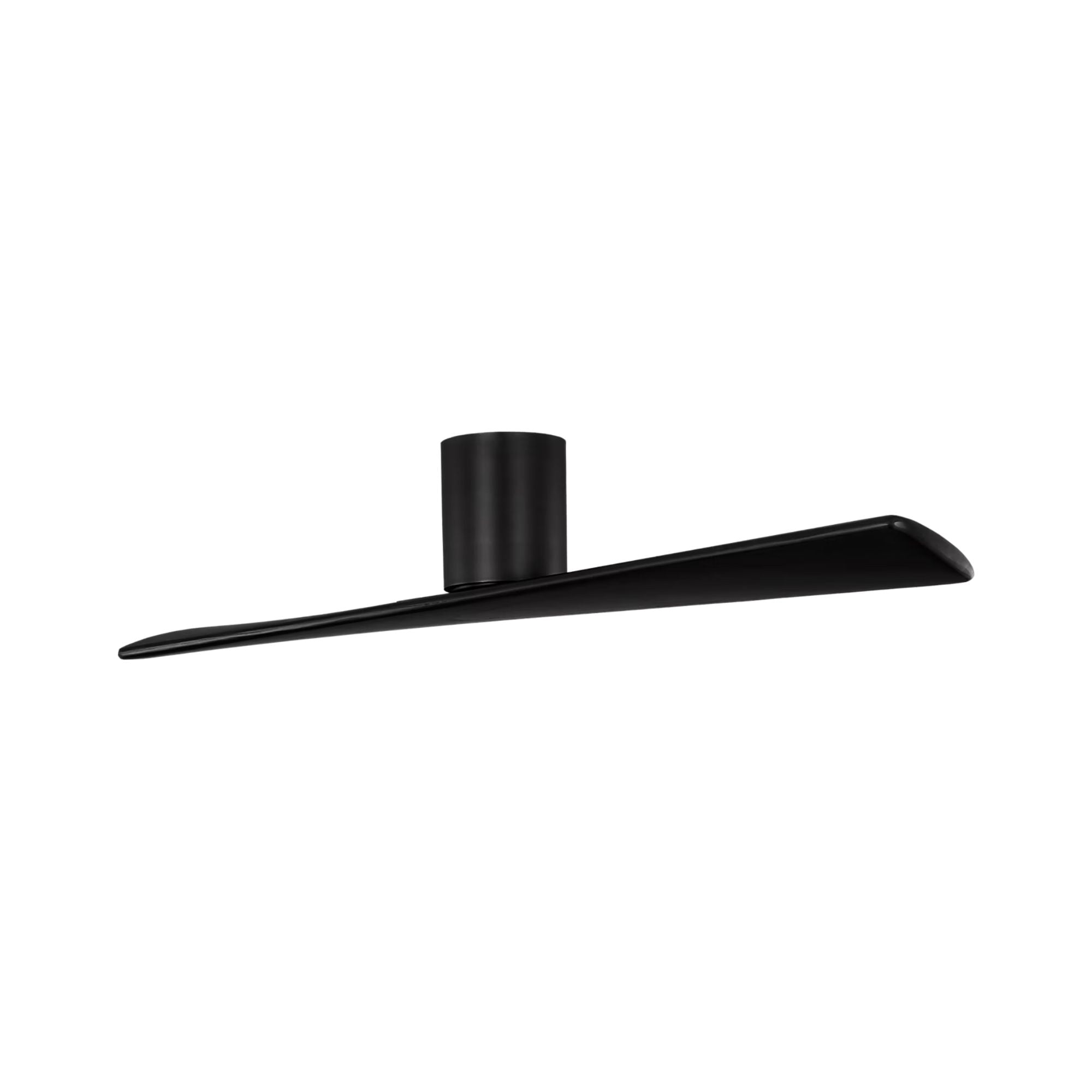 Plank Smart 52" 2-Blade Hugger Ceiling Fan, Midnight Black