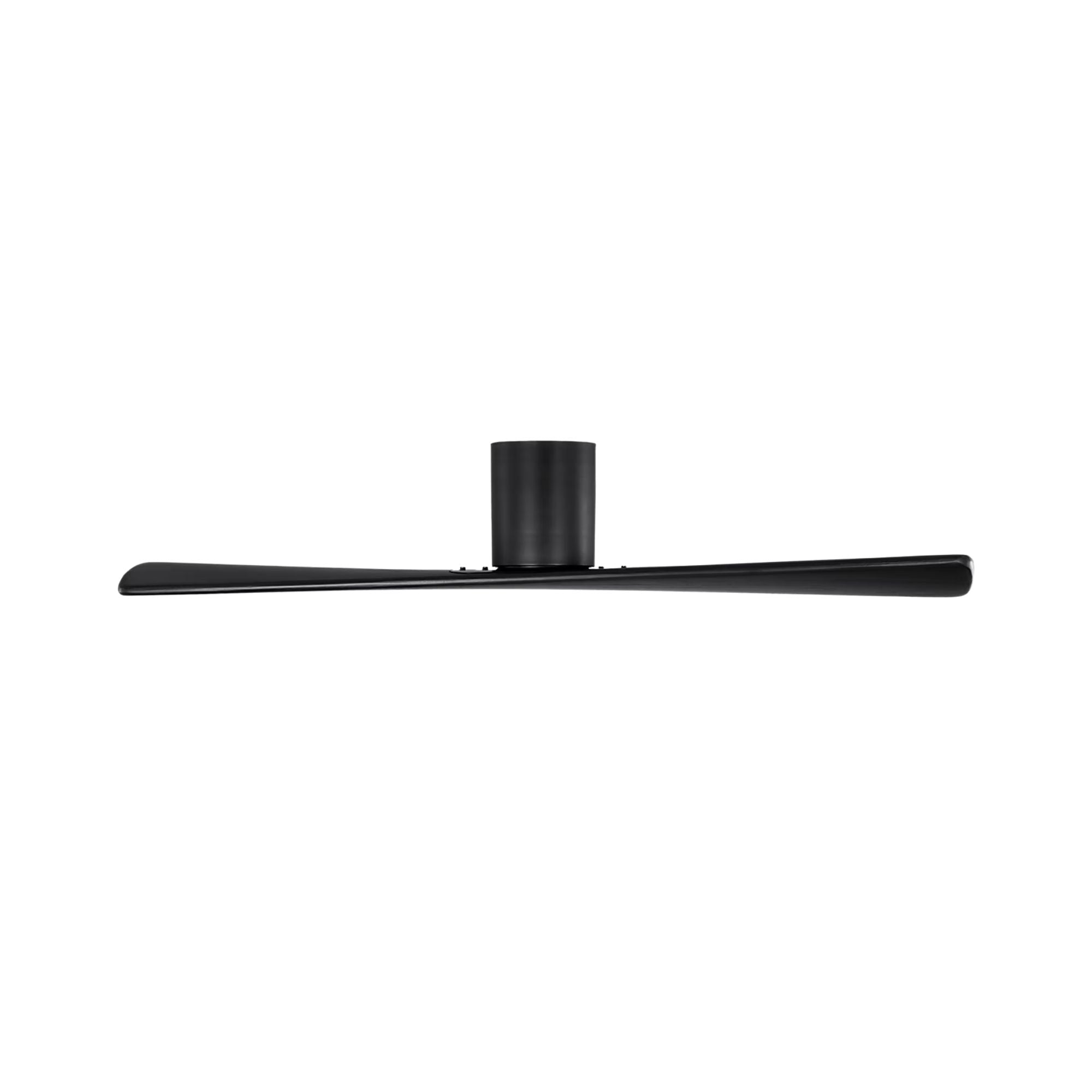 Plank Smart 52" 2-Blade Hugger Ceiling Fan, Midnight Black