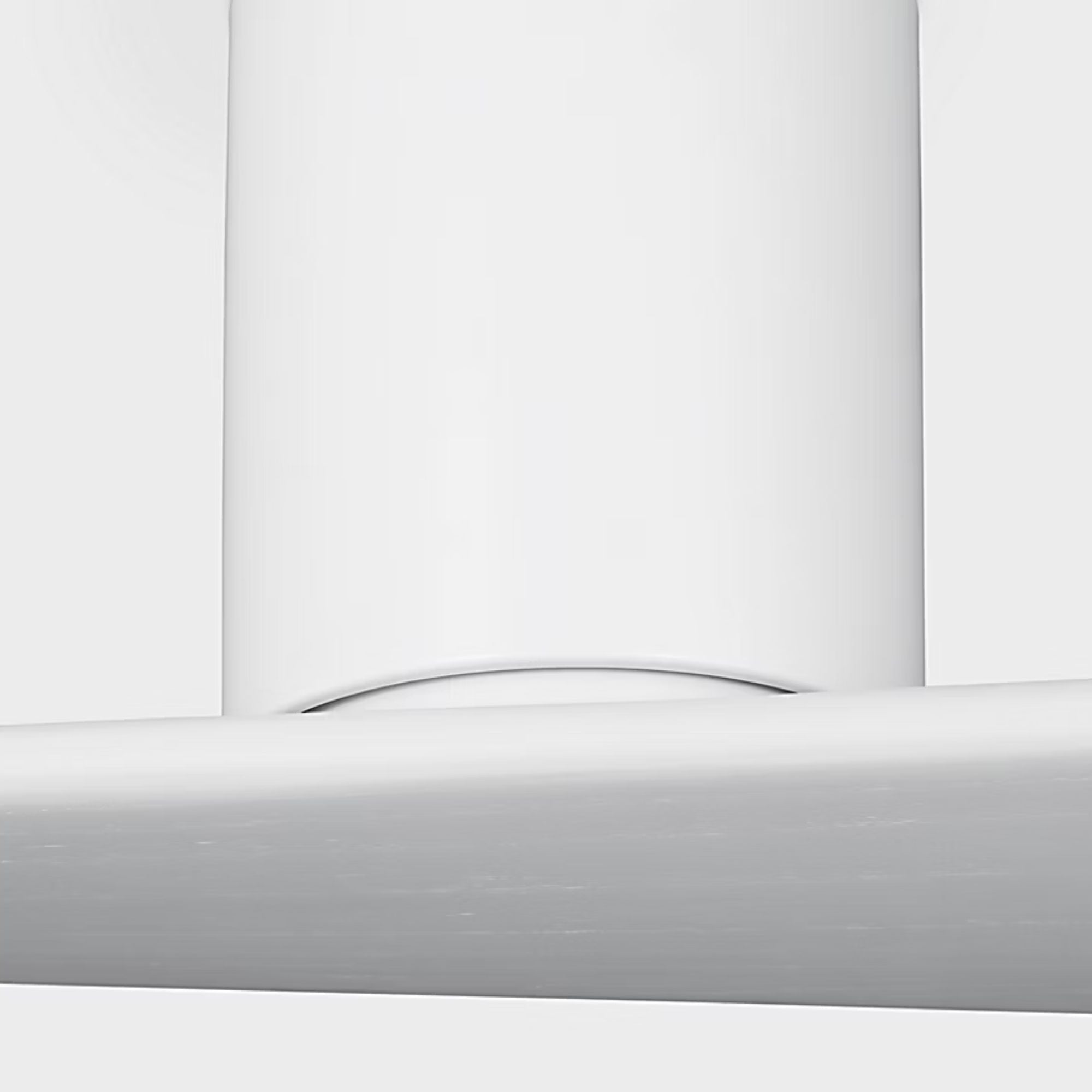 Plank Smart 52" 2-Blade Hugger Ceiling Fan, Matte White