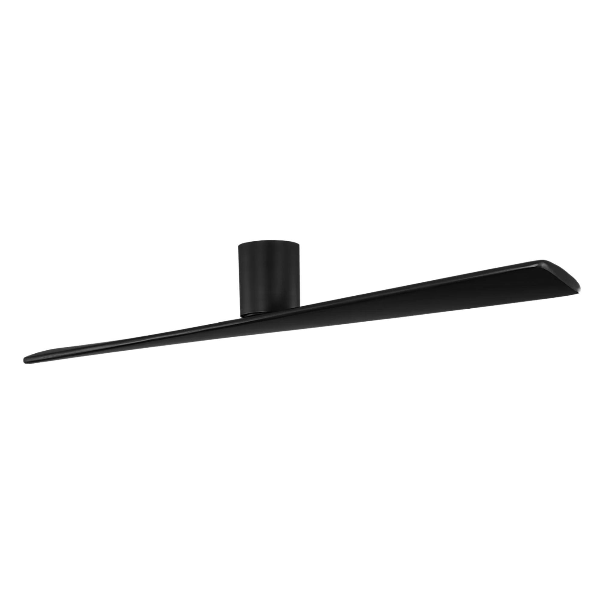 Plank Smart 72" 2-Blade Hugger Ceiling Fan, Midnight Black