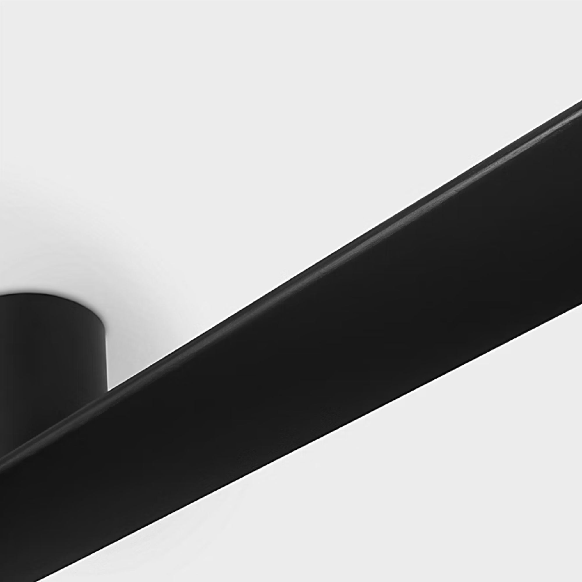 Plank Smart 72" 2-Blade Hugger Ceiling Fan, Midnight Black