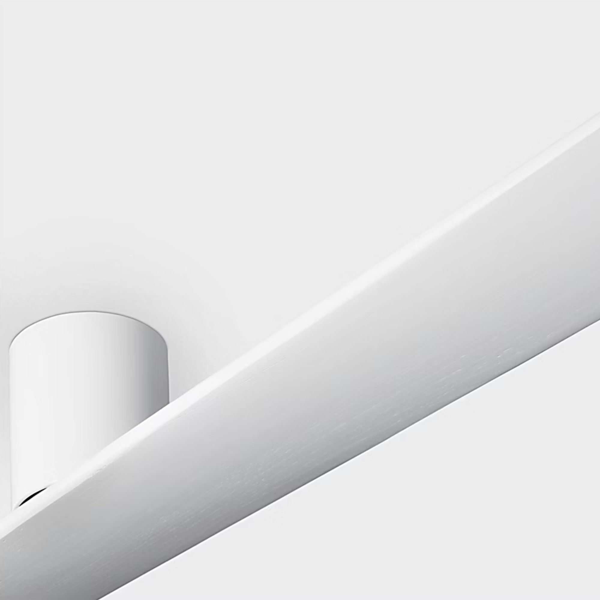 Plank Smart 72" 2-Blade Hugger Ceiling Fan, Matte White