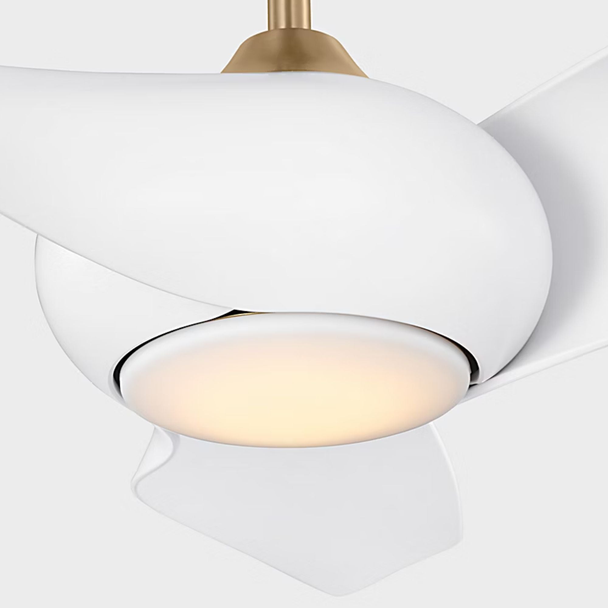 Topan Smart 52" Burnished Brass LED Ceiling Fan with Remote
