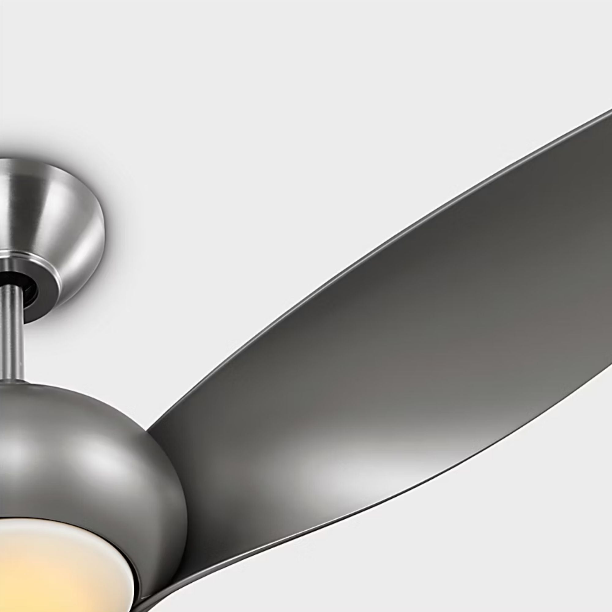 Topan Smart 52" Brushed Steel LED Ceiling Fan with Remote