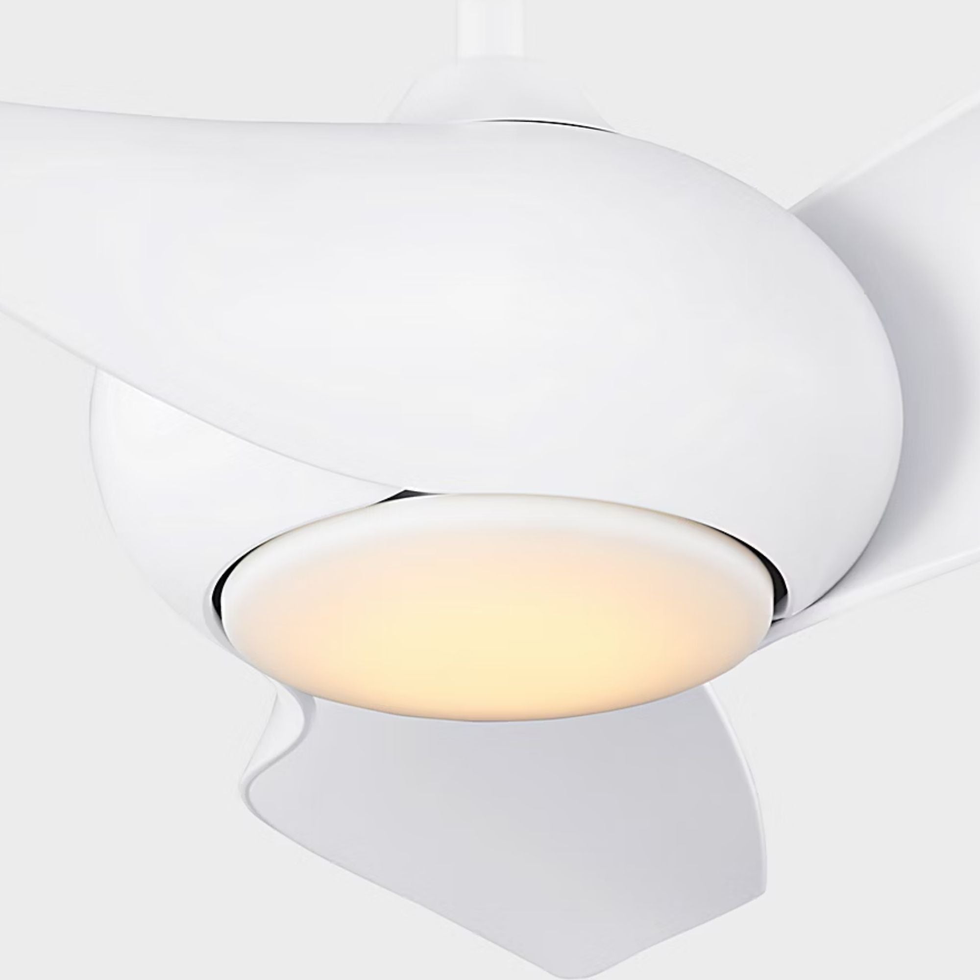 Topan Smart 52" Matte White LED Ceiling Fan with Remote