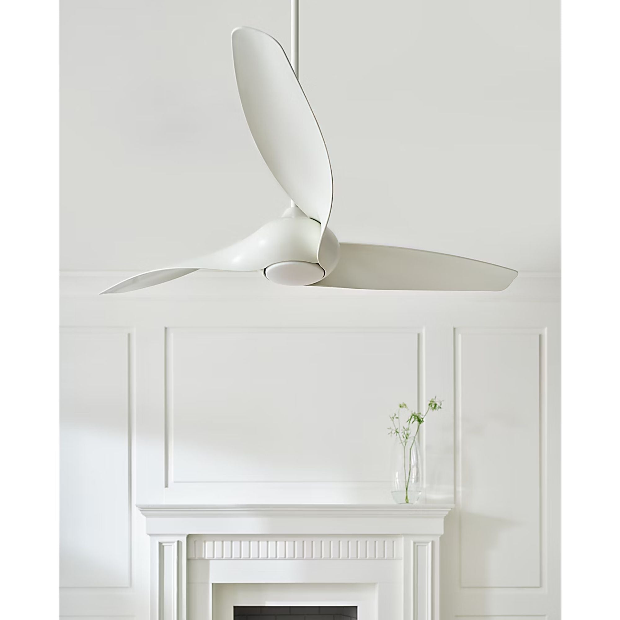 Topan Smart 60" Matte White LED Ceiling Fan with Remote