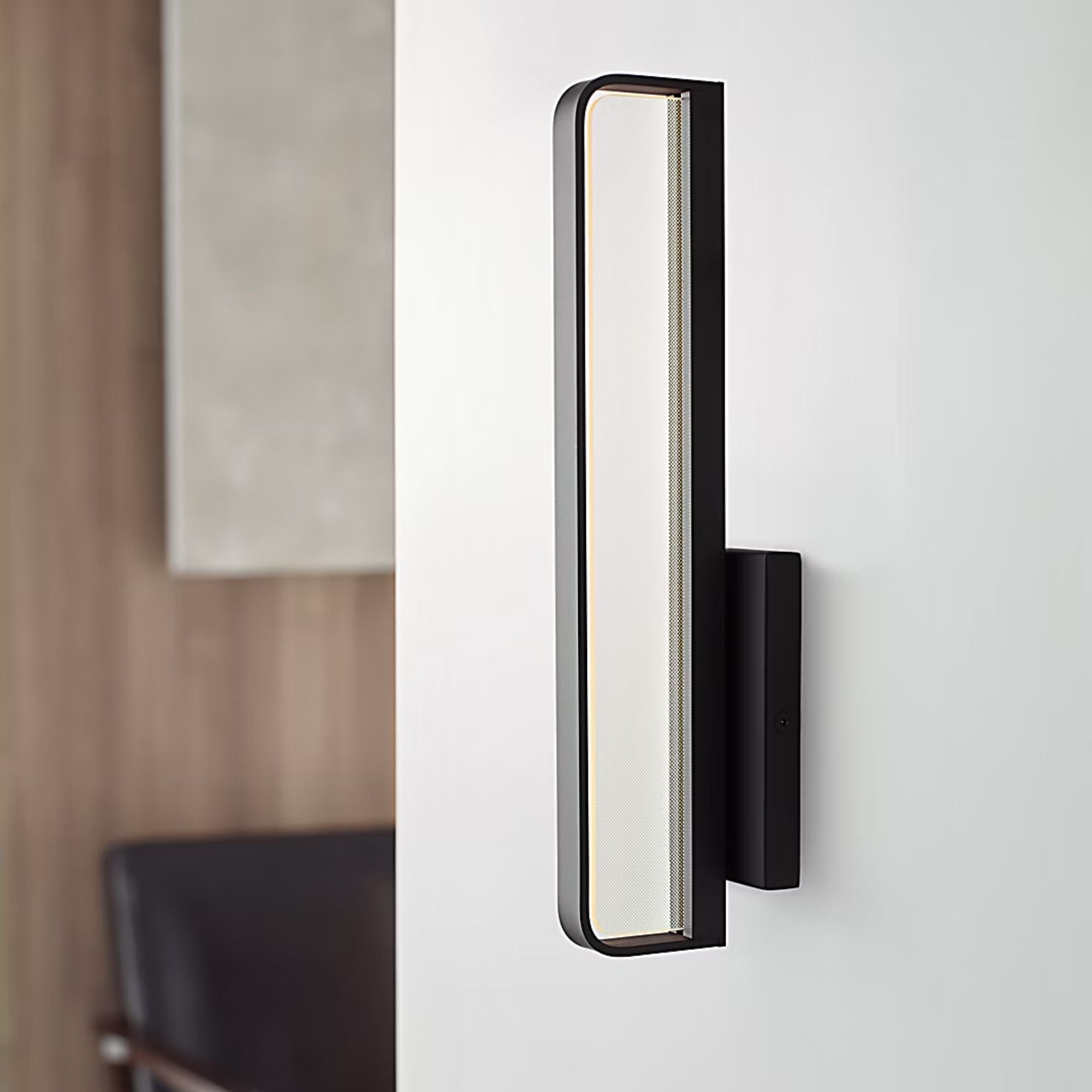 Banda 13" LED Bath, Matte Black Finish, 120-277V