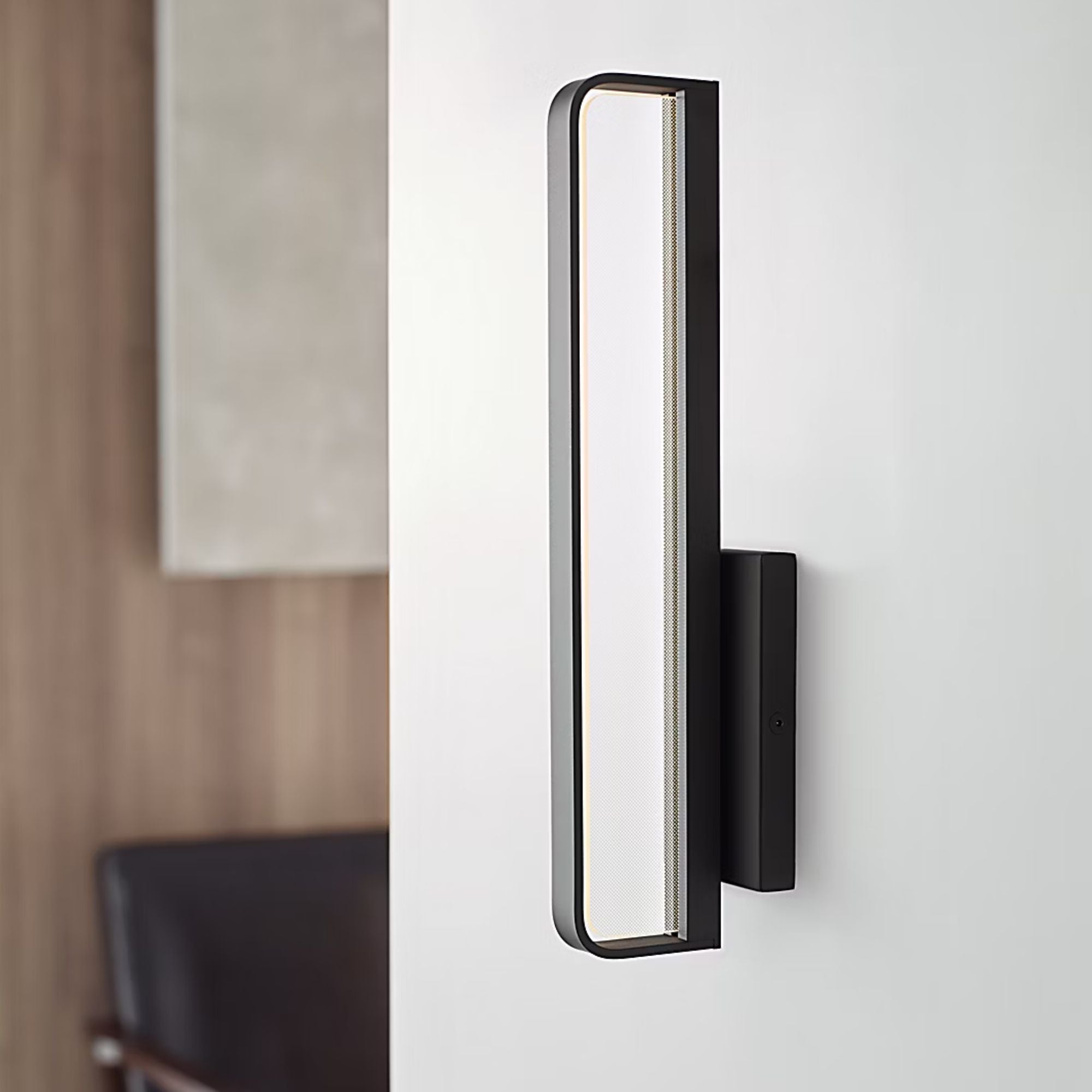 Banda 13" LED Bath, Matte Black Finish