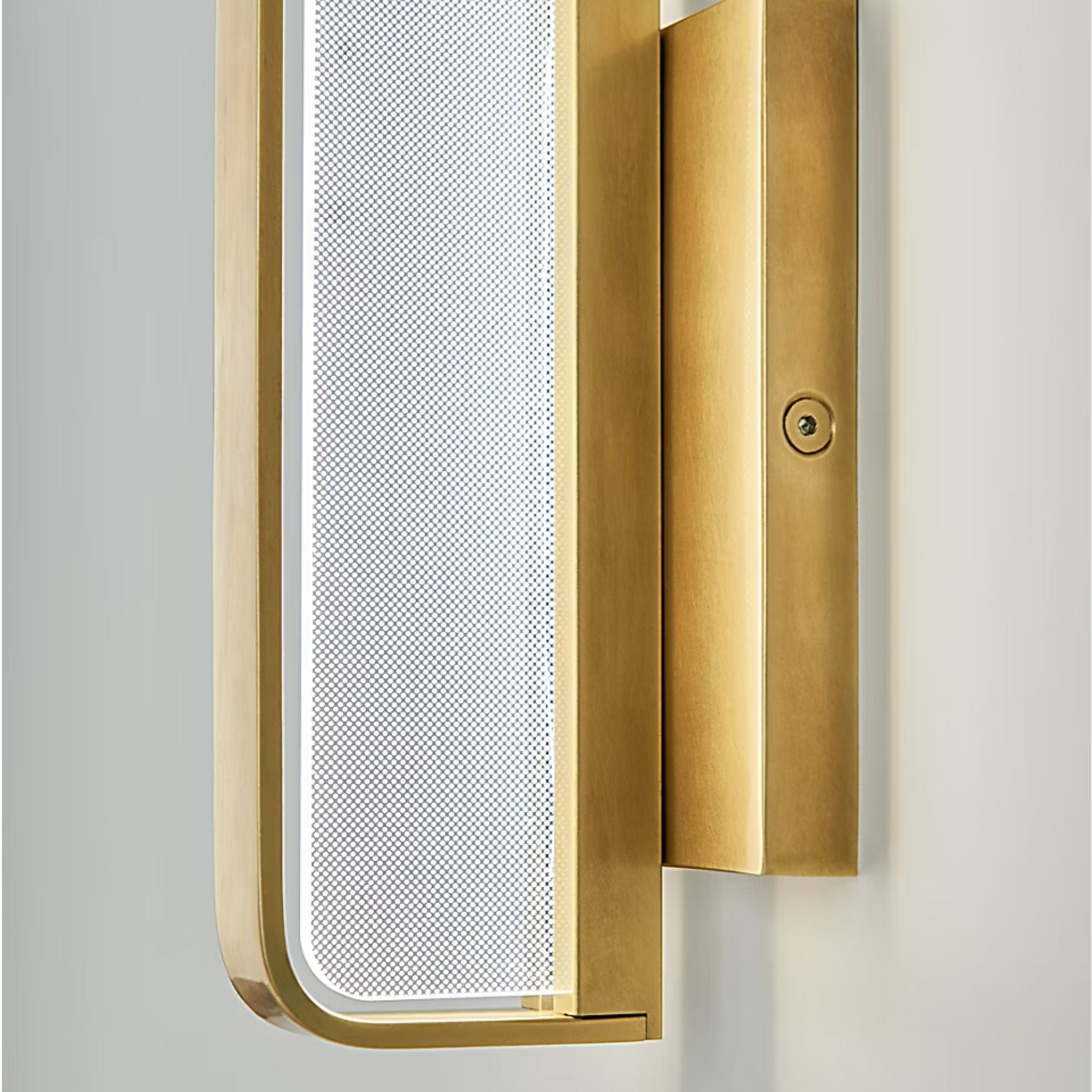 Banda 13" LED Bath, Natural Brass Finish, 120-277V