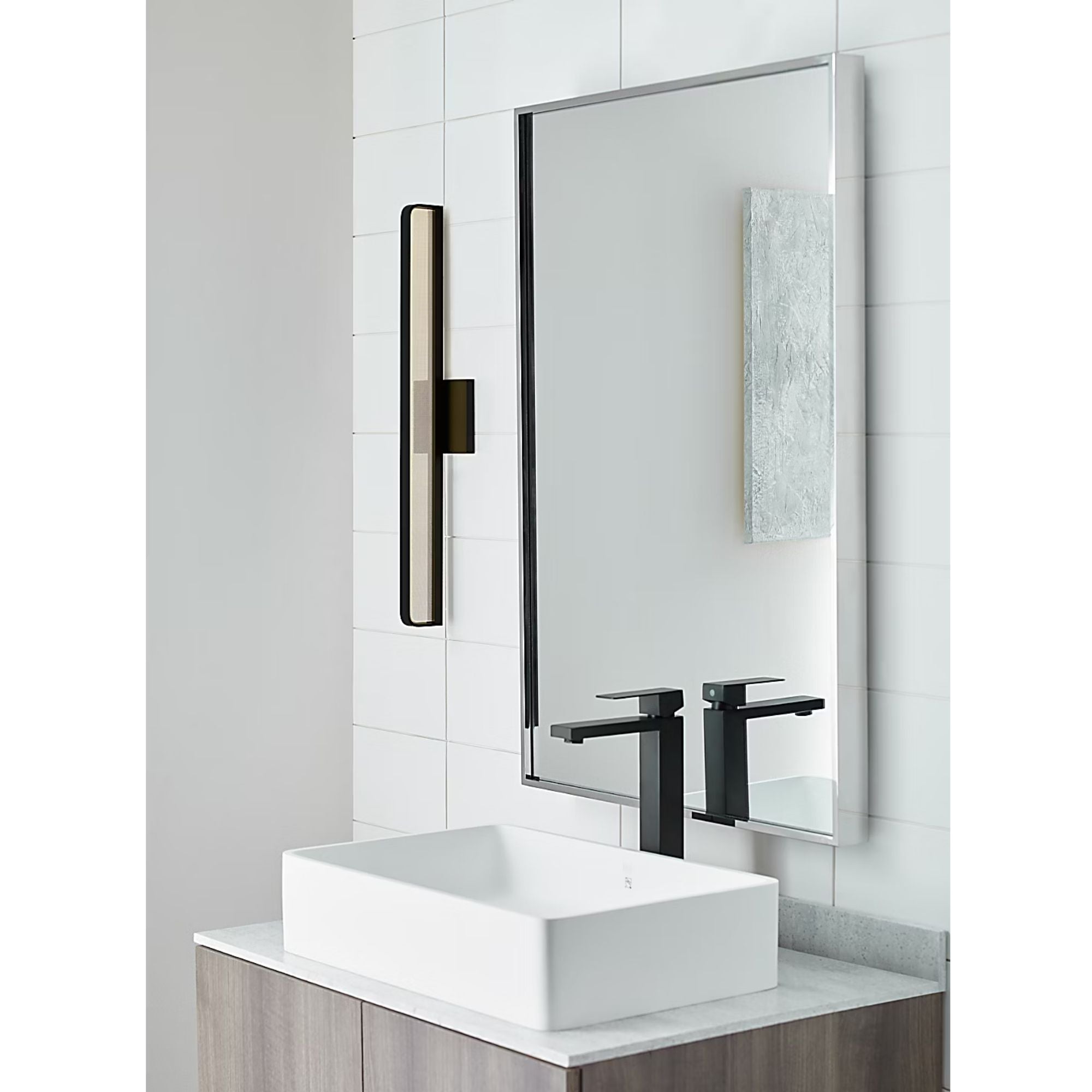 Banda 36" LED Bath, Matte Black Finish