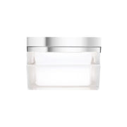 Boxie 5" LED Flush Mount, Chrome Finish, 3000K
