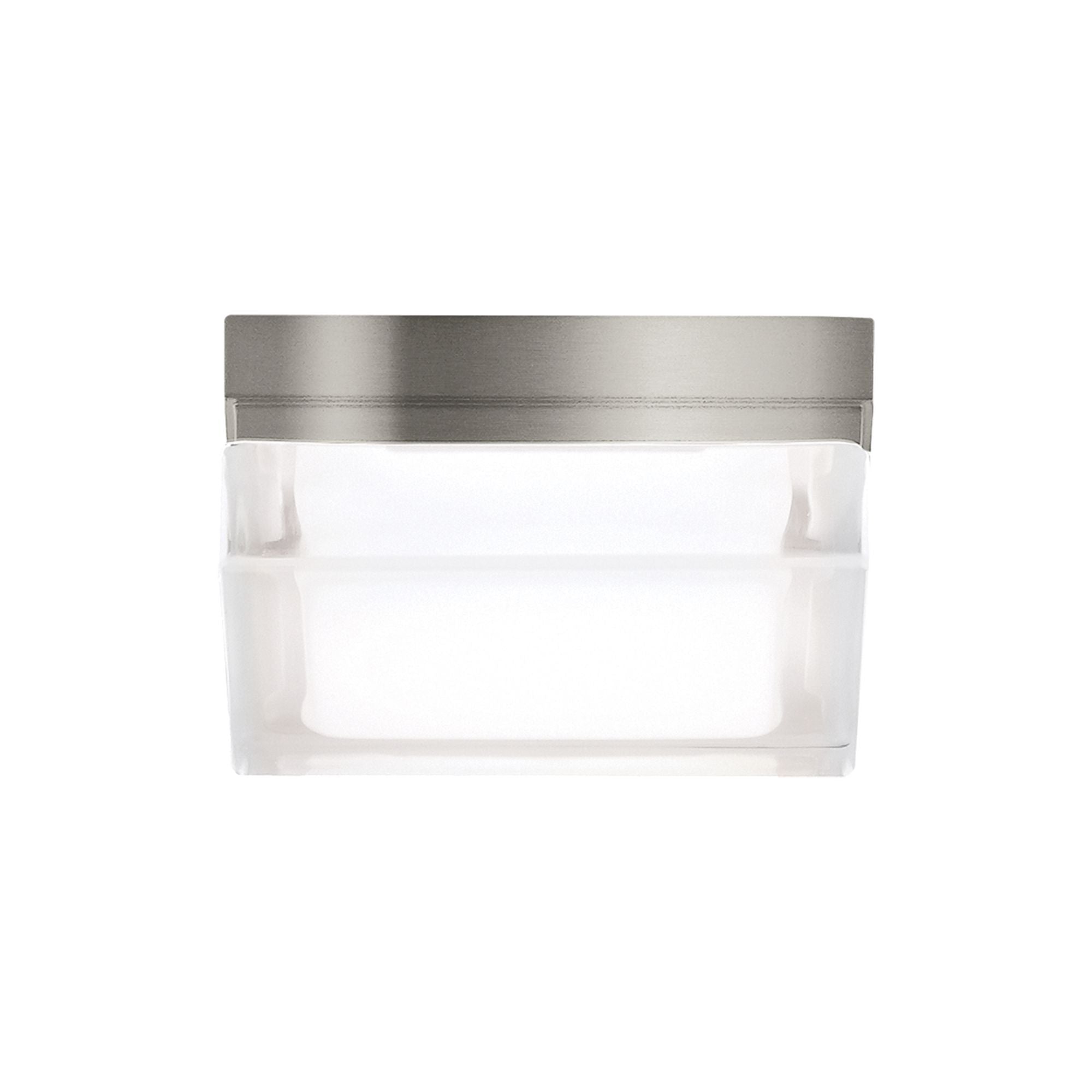 Boxie 5" LED Flush Mount, Satin Nickel Finish, 3000K