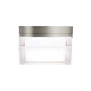 Boxie 5" LED Flush Mount, Satin Nickel Finish, 2700K