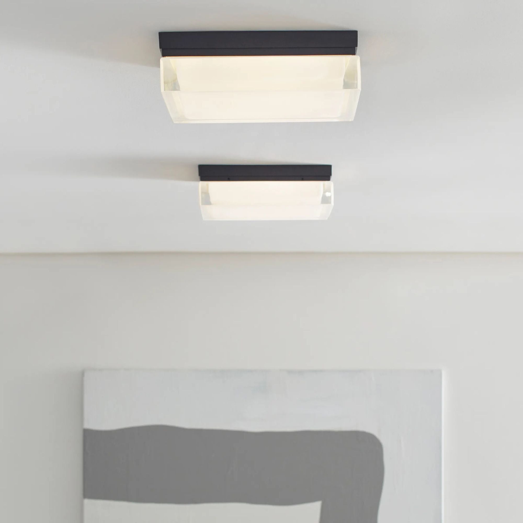 Boxie 5" LED Flush Mount, Antique Bronze Finish, 2700K
