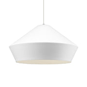 Visual Comfort Modern - Brummel 20" Grande Pendant, Matte White Finish | Bees Lighting