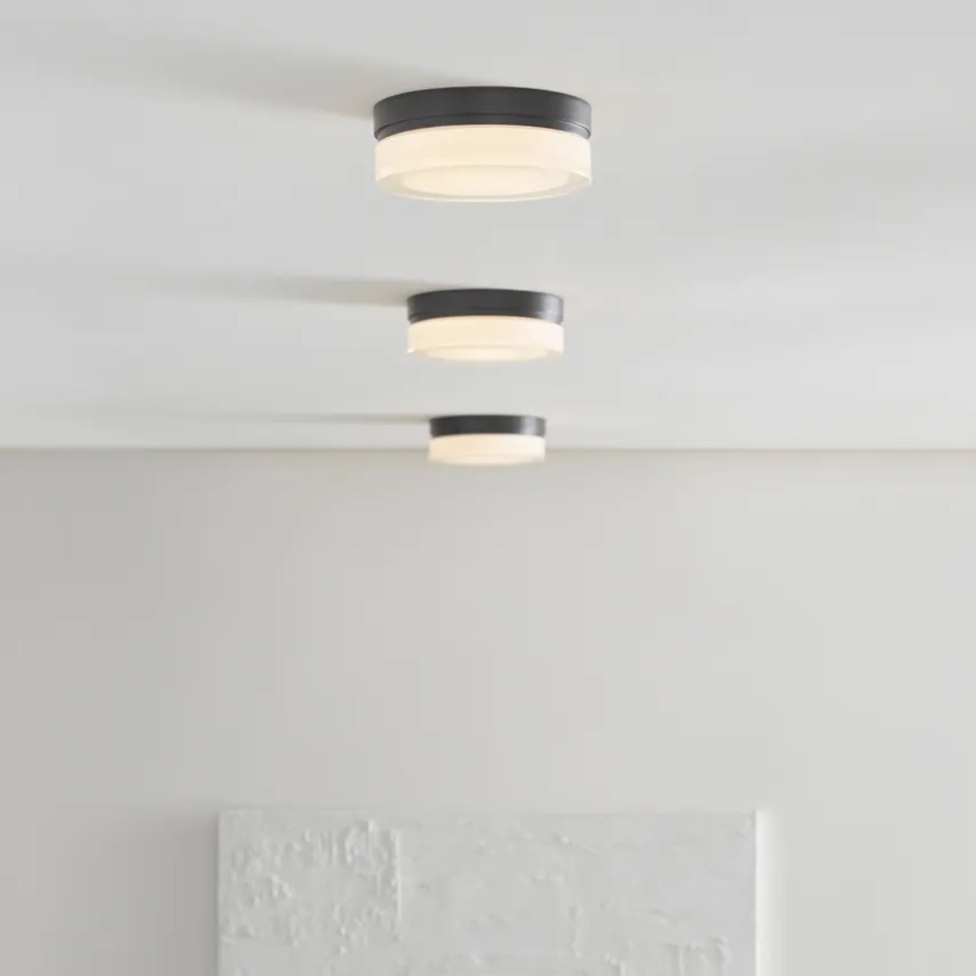 Cirque 6" LED Flush Mount, Satin Nickel Finish, 2700K