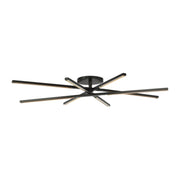 Cityscape 48" 8-Light LED Grand Flush Mount, 120-277V, Bronze Finish