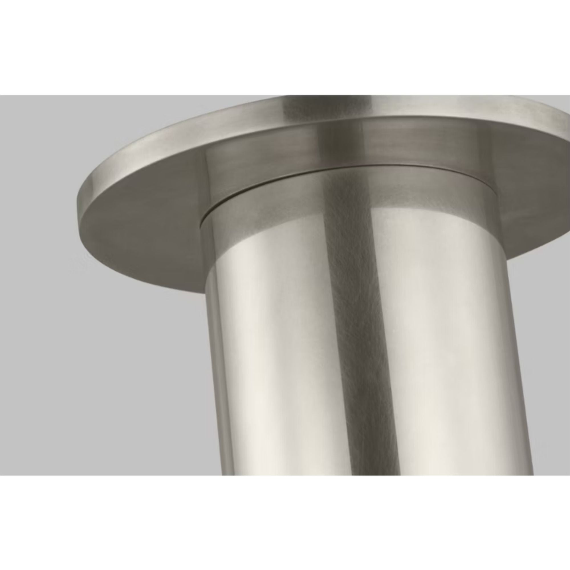 Ebell 10" LED Medium Flush Mount, 120-277V, Antique Nickel Finish
