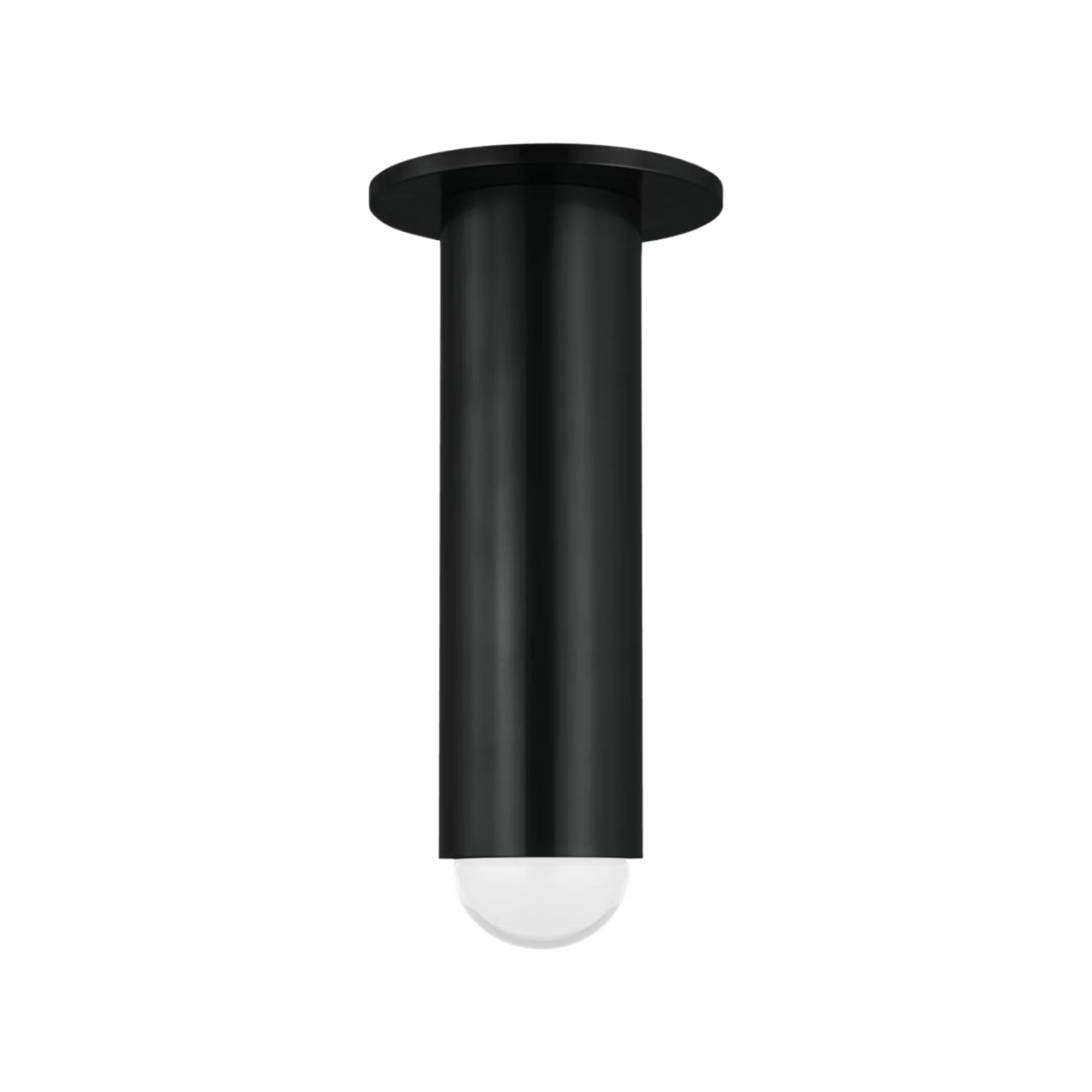 Ebell 10" LED Medium Flush Mount, 120-277V, Dark Bronze Finish