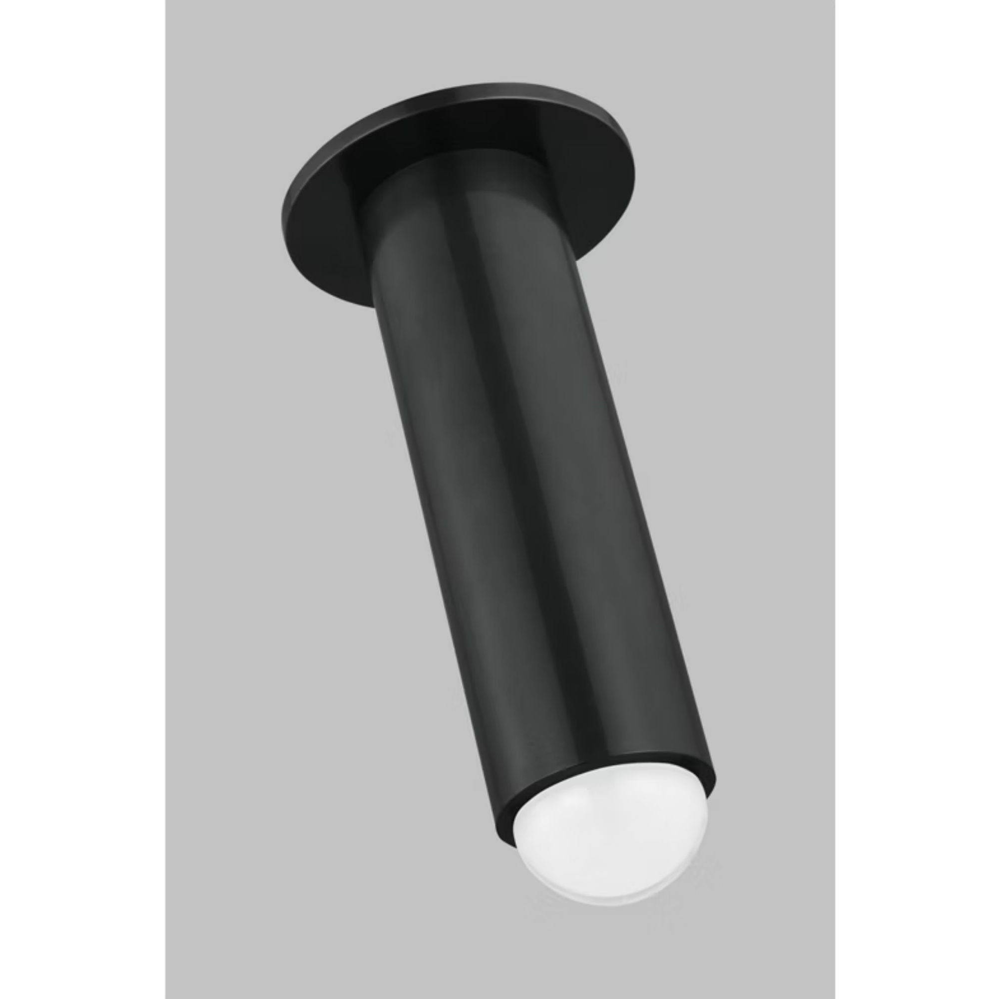 Ebell 10" LED Medium Flush Mount, 120-277V, Dark Bronze Finish