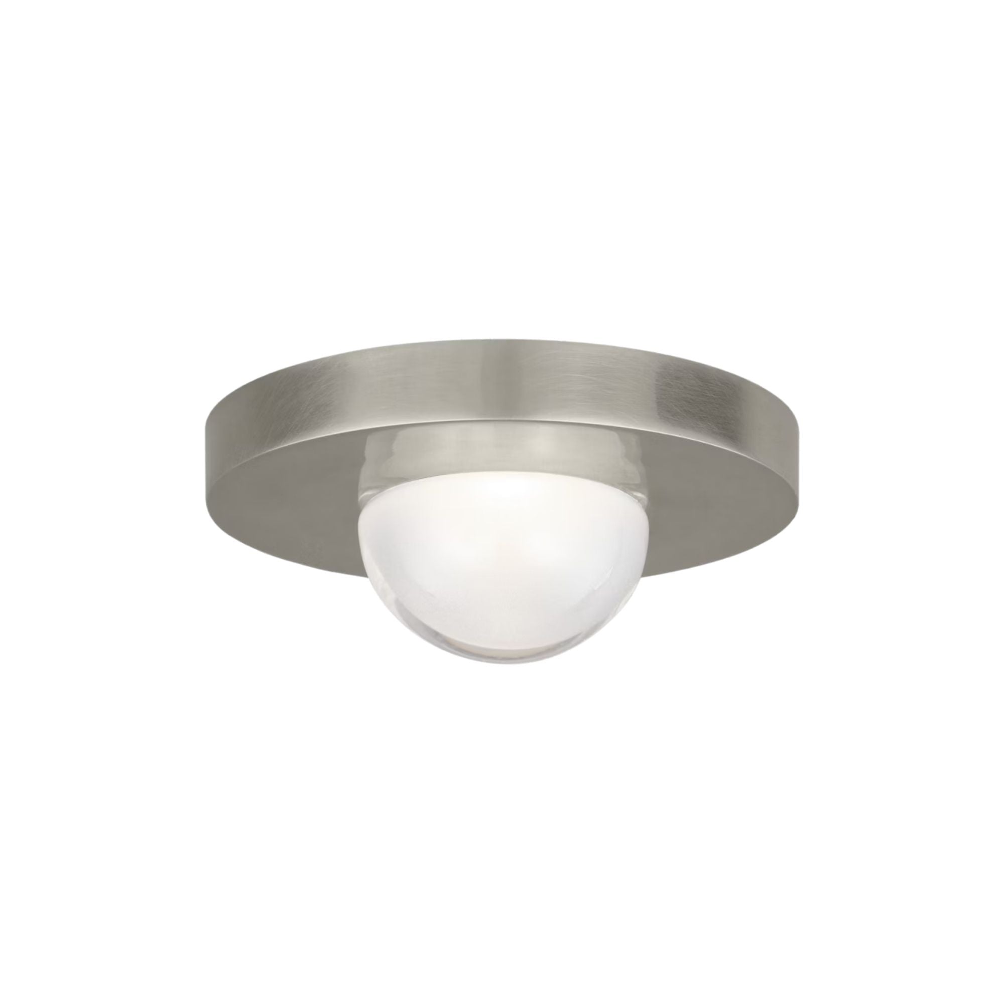Ebell 5" LED Mini Flush Mount, 120-277V, Antique Nickel Finish