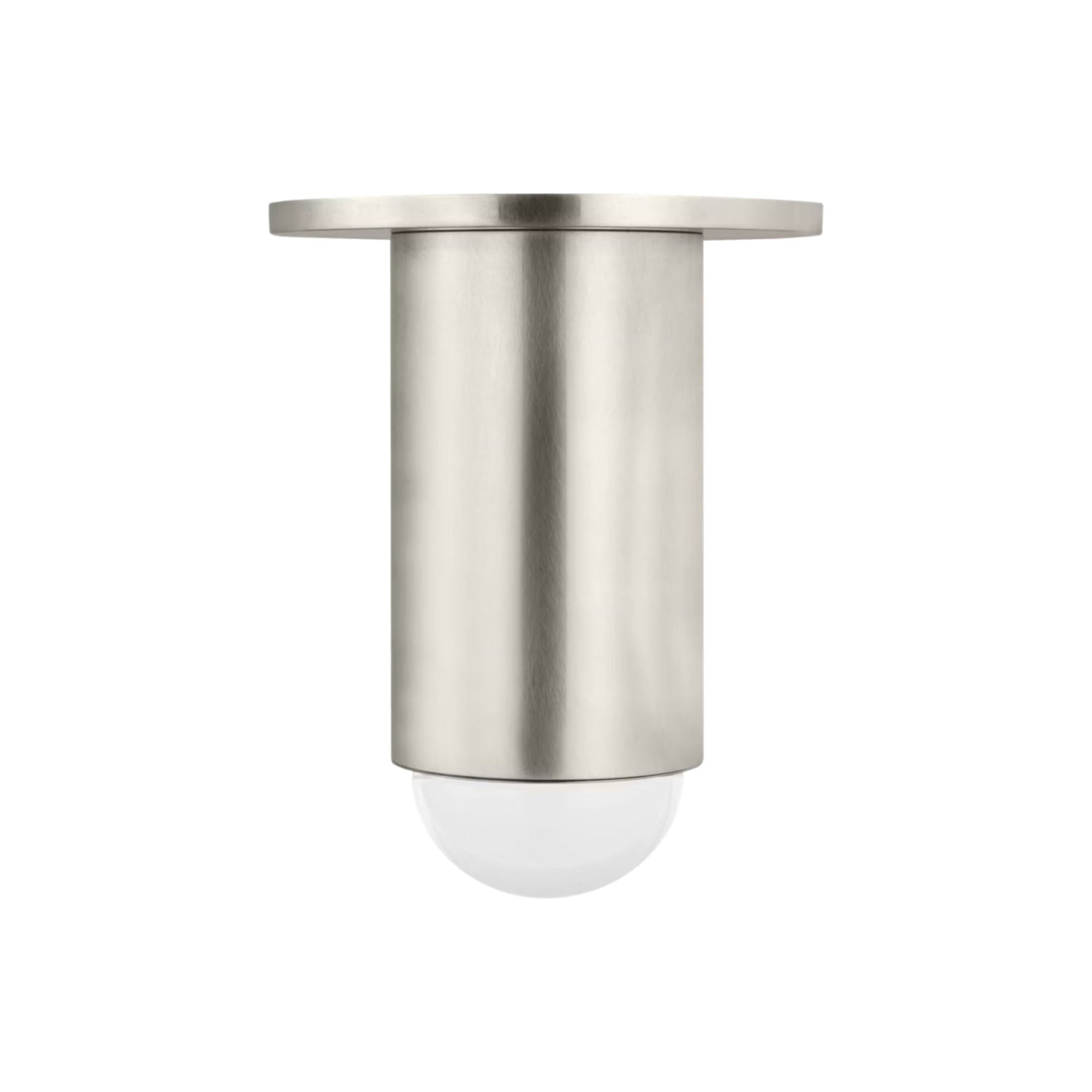 Ebell 6" LED Small Flush Mount, 120-277V, Antique Nickel Finish
