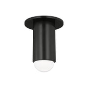 Ebell 6" LED Small Flush Mount, 120-277V, Dark Bronze Finish