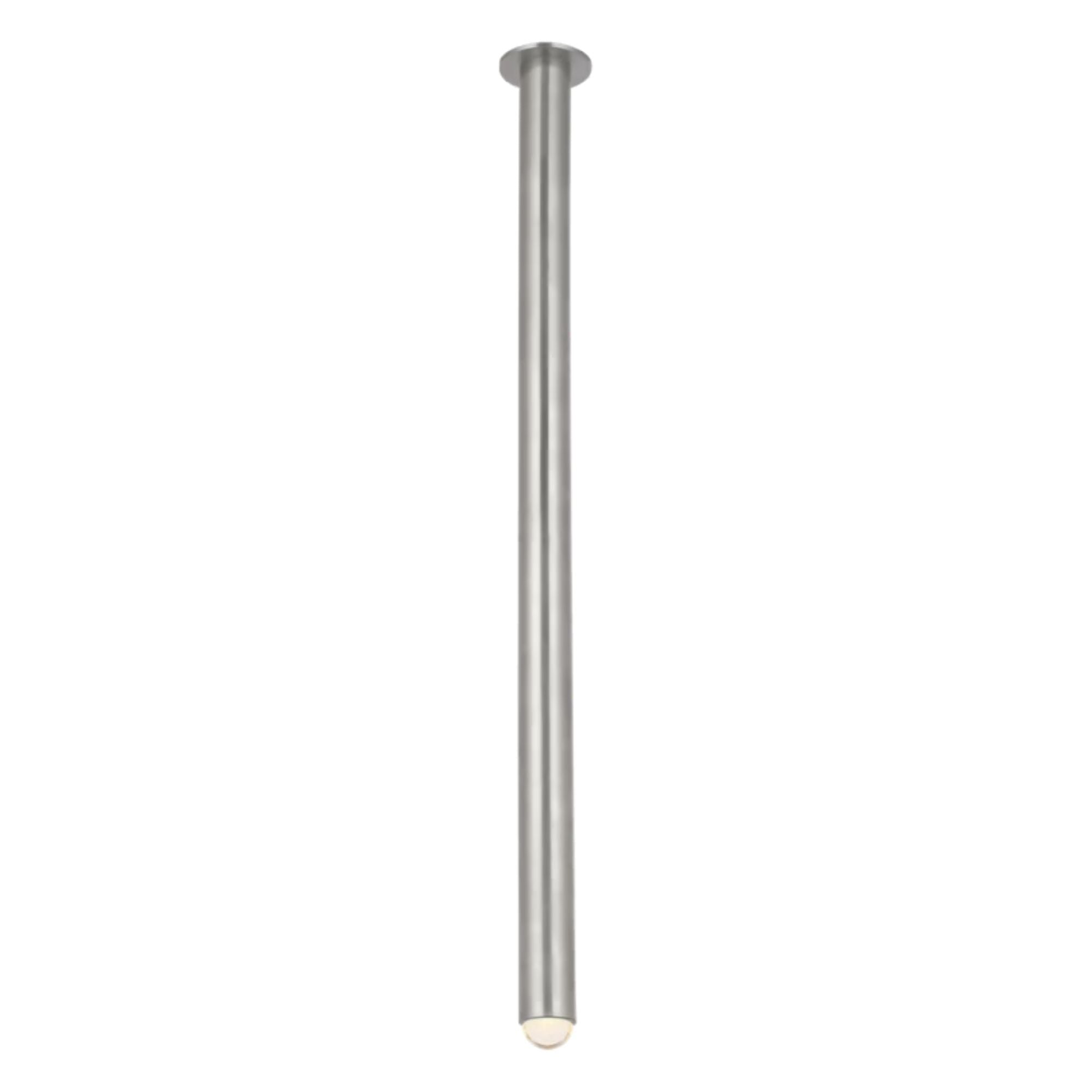 Ebell 48" LED X-Grand Flush Mount, 120-277V, Antique Nickel Finish