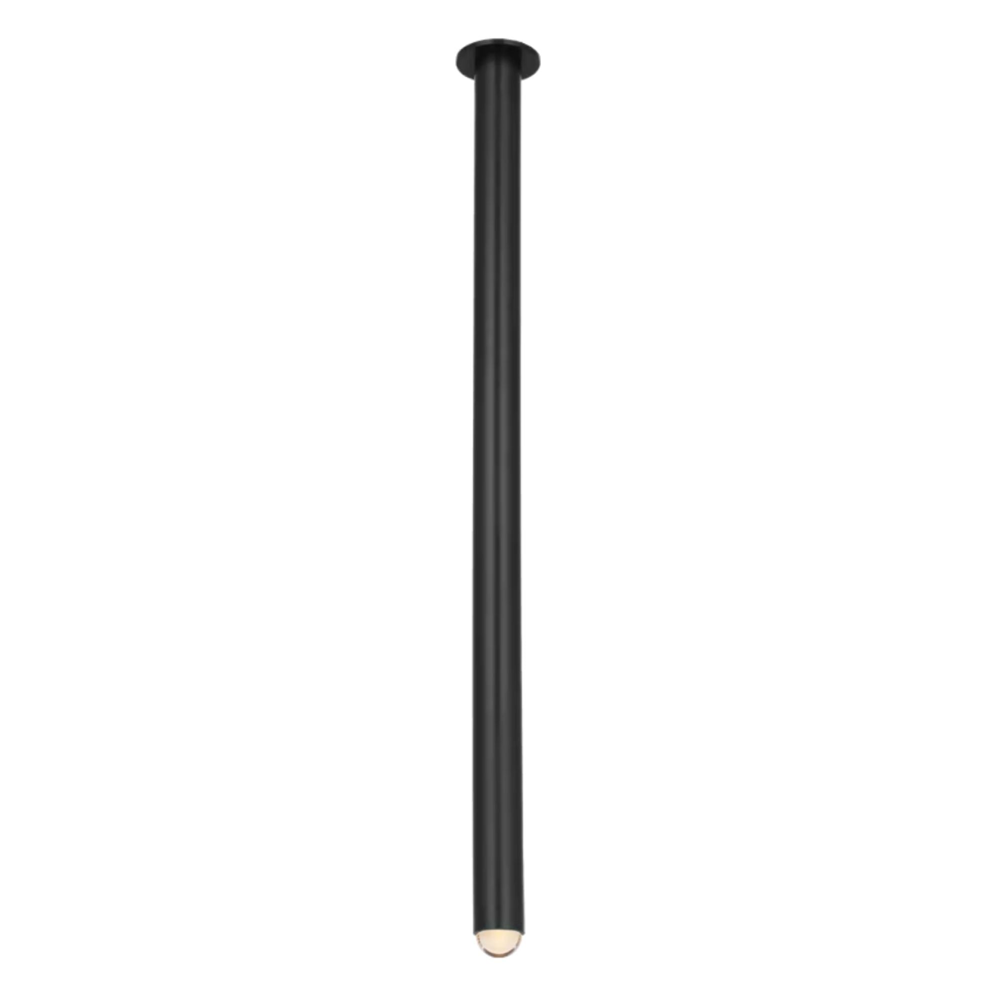 Ebell 48" LED X-Grand Flush Mount, 120-277V, Dark Bronze Finish
