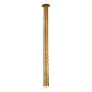 Ebell 48" LED X-Grand Flush Mount, 120-277V, Natural Brass Finish