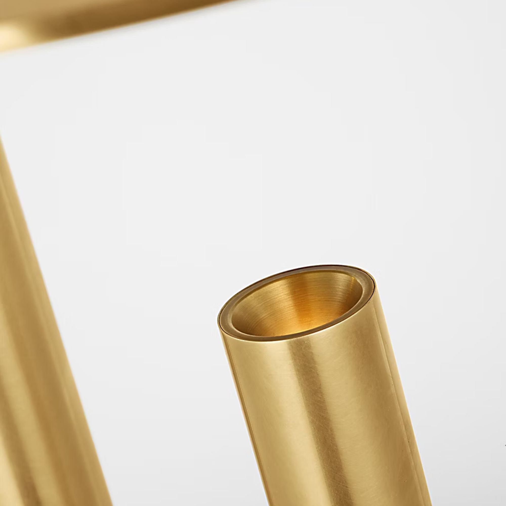 Fielle 20" LED Table Lamp, 120-240V, Natural Brass Finish