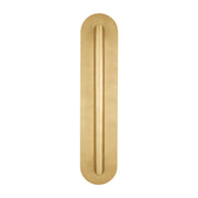 Fielle 23" LED Large Wall Sconce, 120-277V, Natural Brass Finish