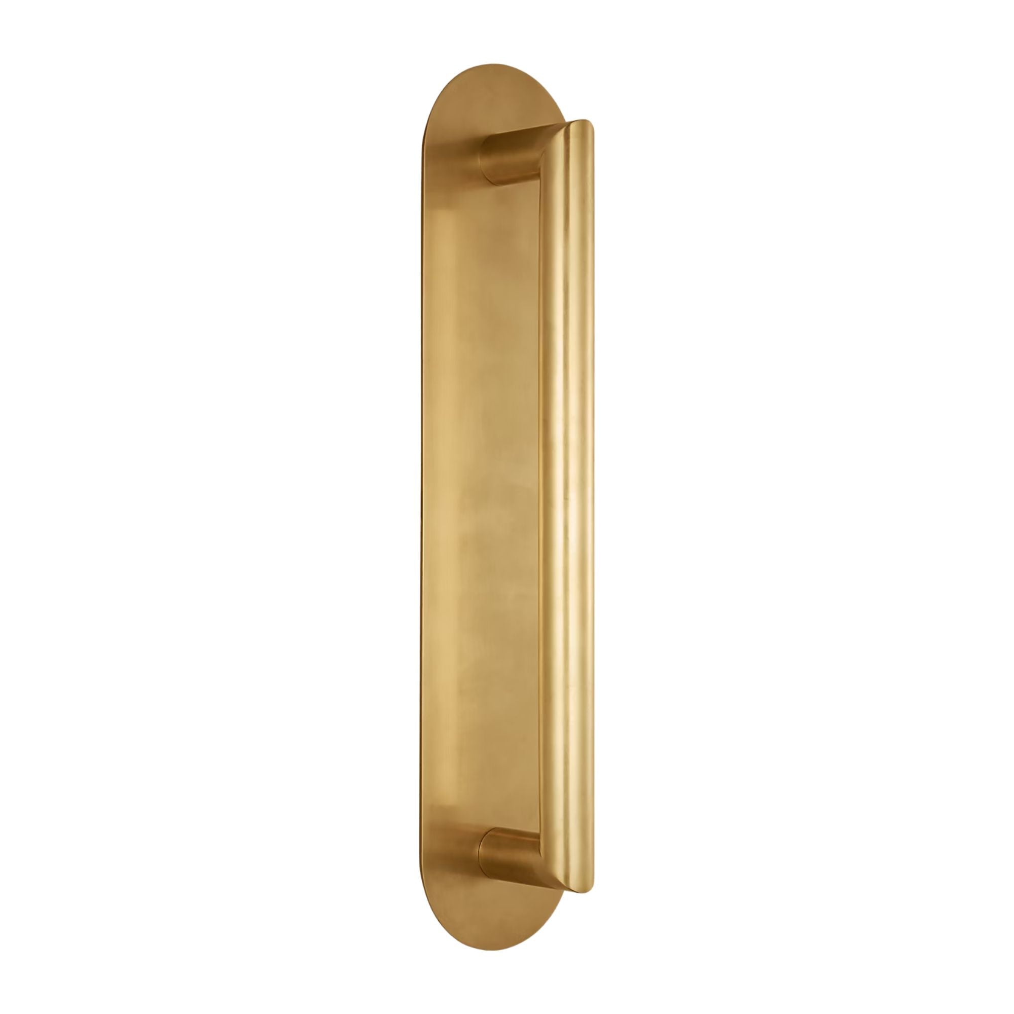Fielle 23" LED Large Wall Sconce, 120-277V, Natural Brass Finish