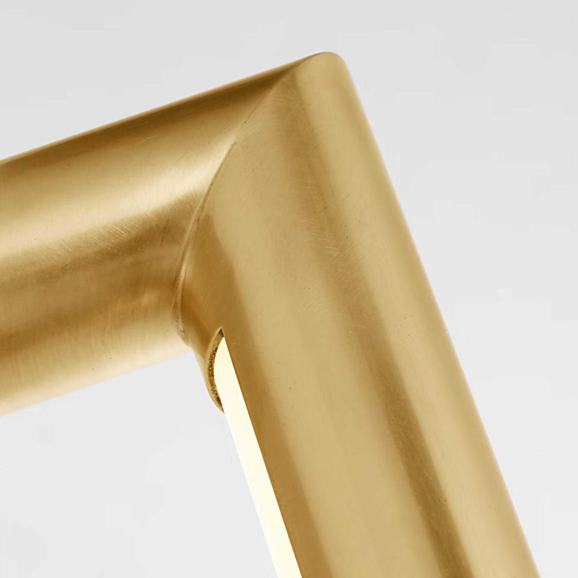 Fielle 23" LED Large Wall Sconce, 120-277V, Natural Brass Finish