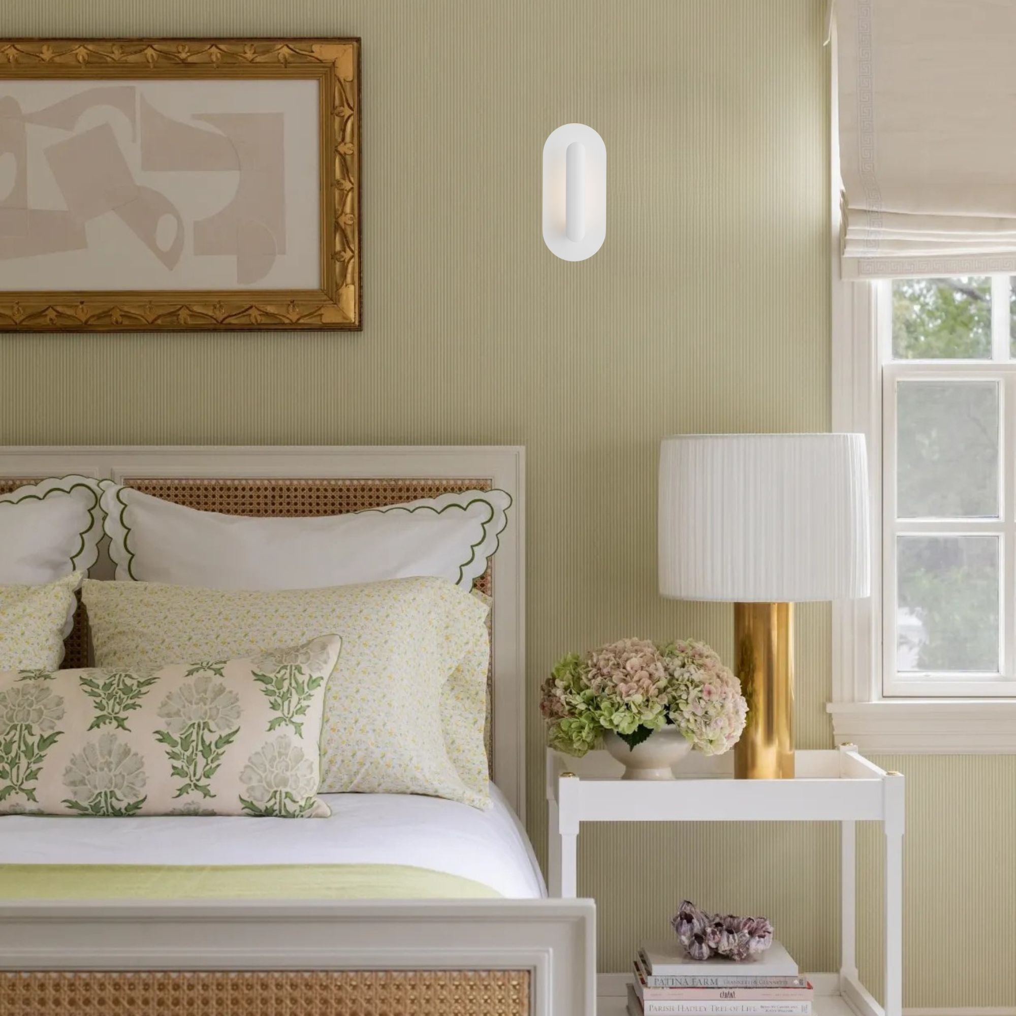 Fielle 8" LED Small Wall Sconce, 120-277V, Soft White Finish