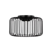 Kai 15" LED Flush Mount, Nightshade Black Finish