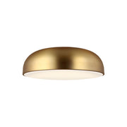 Kosa 13" LED Flush Mount, 277V, Aged Brass Finish