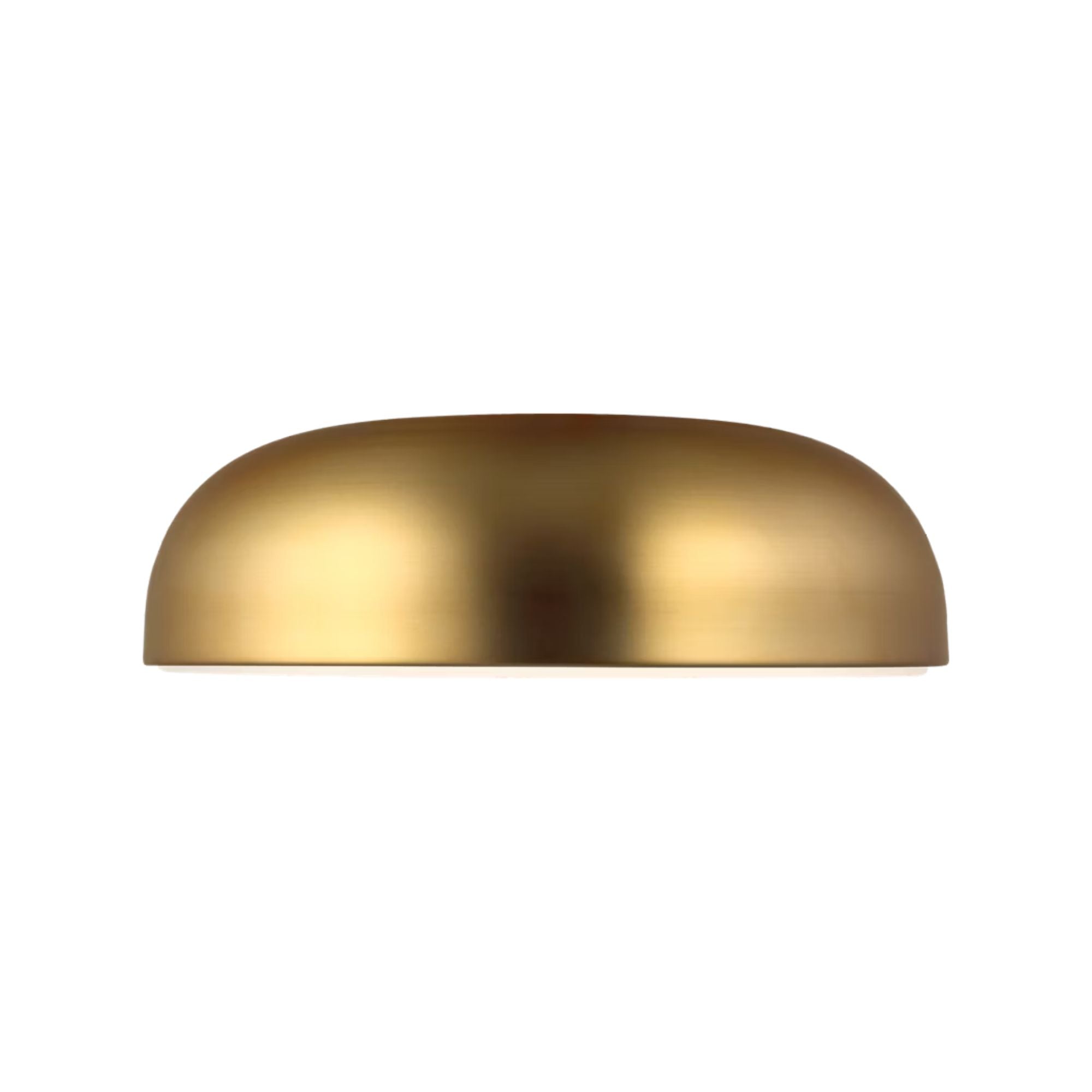 Kosa 13" LED Flush Mount, 277V, Aged Brass Finish