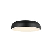 Kosa 18" LED Flush Mount, Nightshade Black Finish