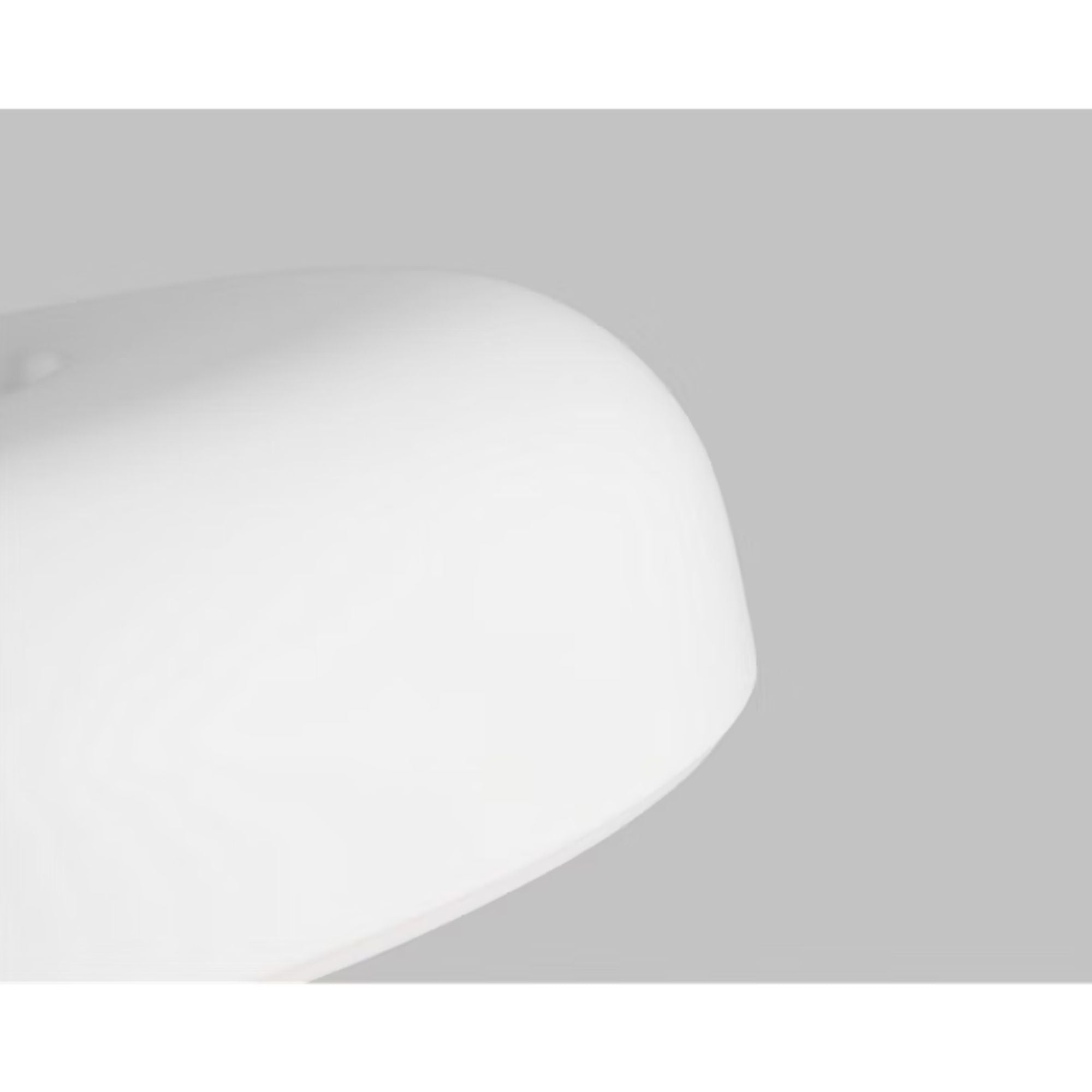 Kosa 18" LED Flush Mount, Matte White Finish