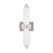 Langston 23" LED Bath Sconce, 277V, Polished Nickel Finish