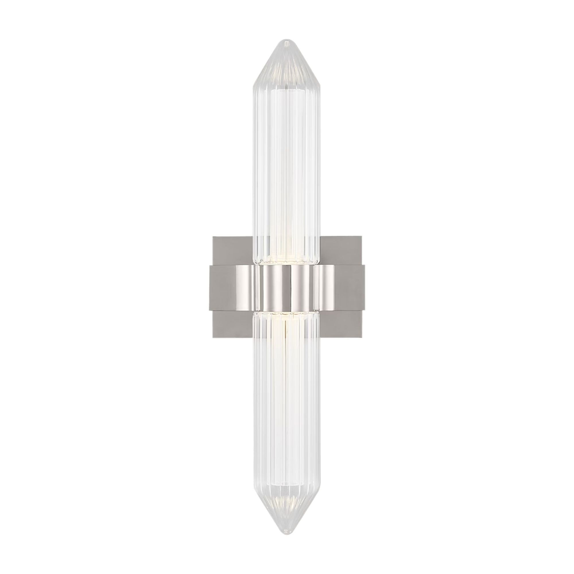 Langston 23" LED Bath Sconce, 120V, Polished Nickel Finish