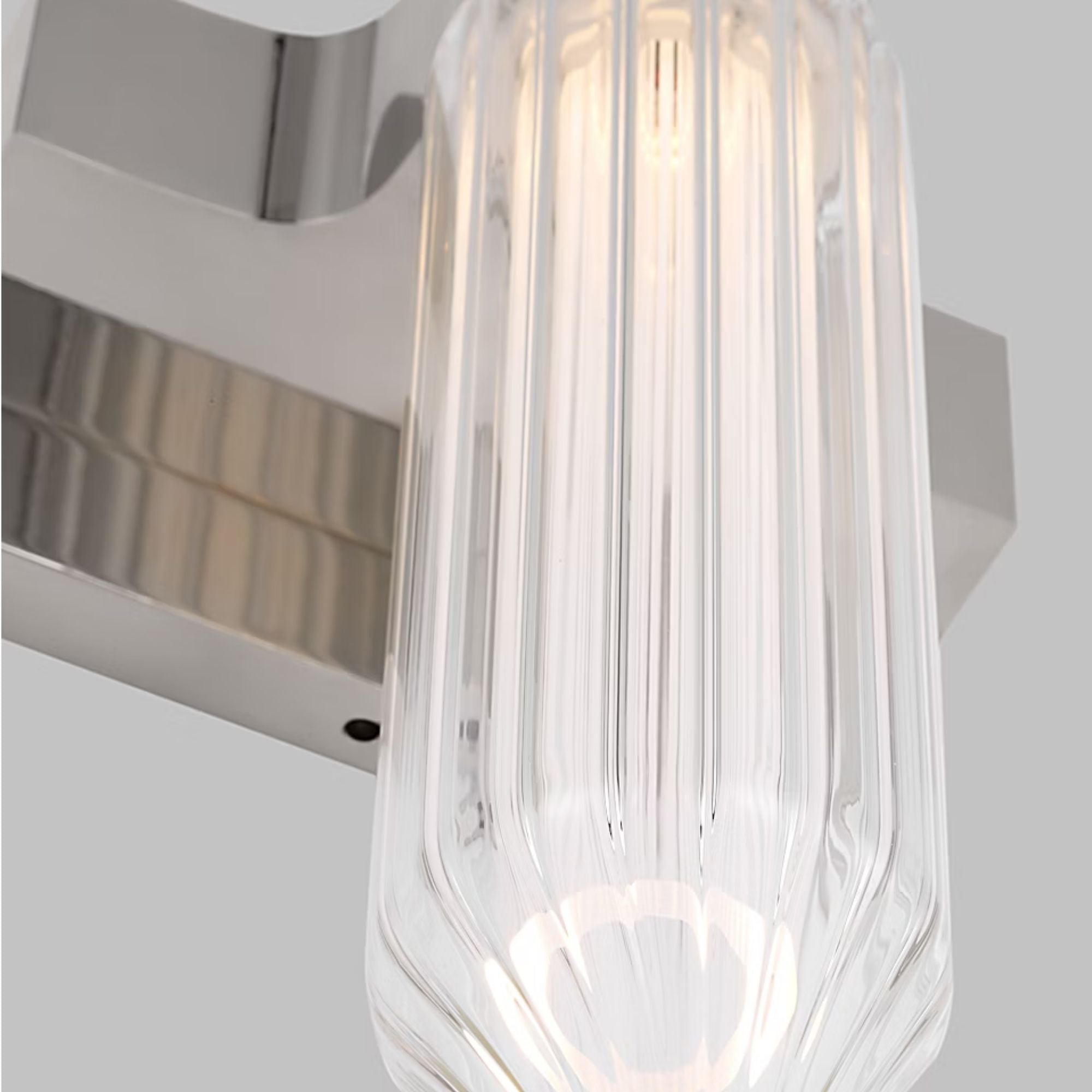 Langston 23" LED Bath Sconce, 120V, Polished Nickel Finish